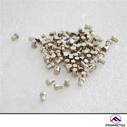 Ploché wolframové kontaktní nýty